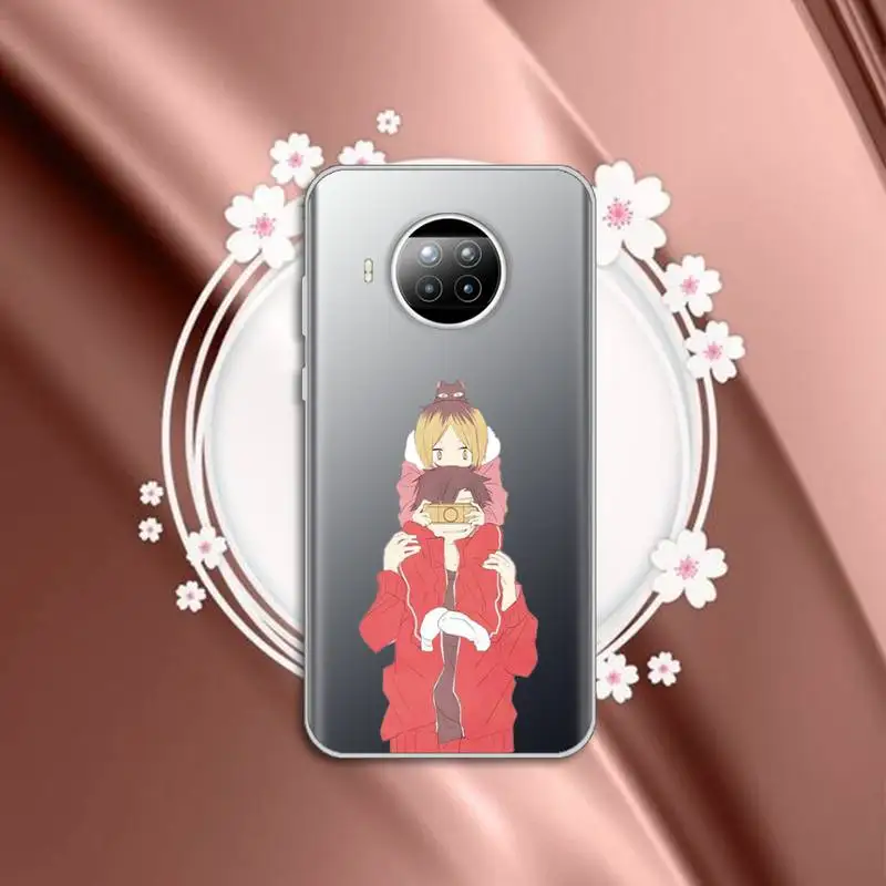 

Kenma Kozume of Haikyuu Phone Case Transparent for Xiaomi mi Redmi note 10 t 8 9 pro lite 11 Samsung S 8 9 10 20 plus ultra