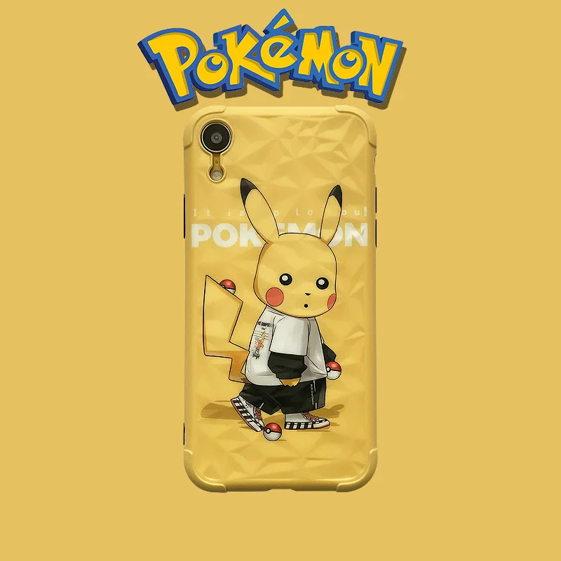 Чехол для телефона с покемоном Пикачу IPhone 7 / 8 Plus X XS XR Max 11 12/Pro/милый мультяшный