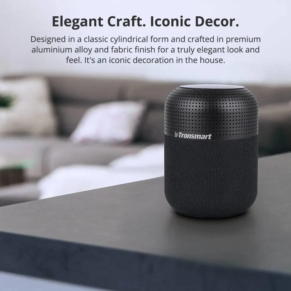 Tronsmart Element T6 Max 60 Вт Bluetooth 5 0 NFC динамик SoundPulse™20 часов воспроизведения Siri Google Assistant