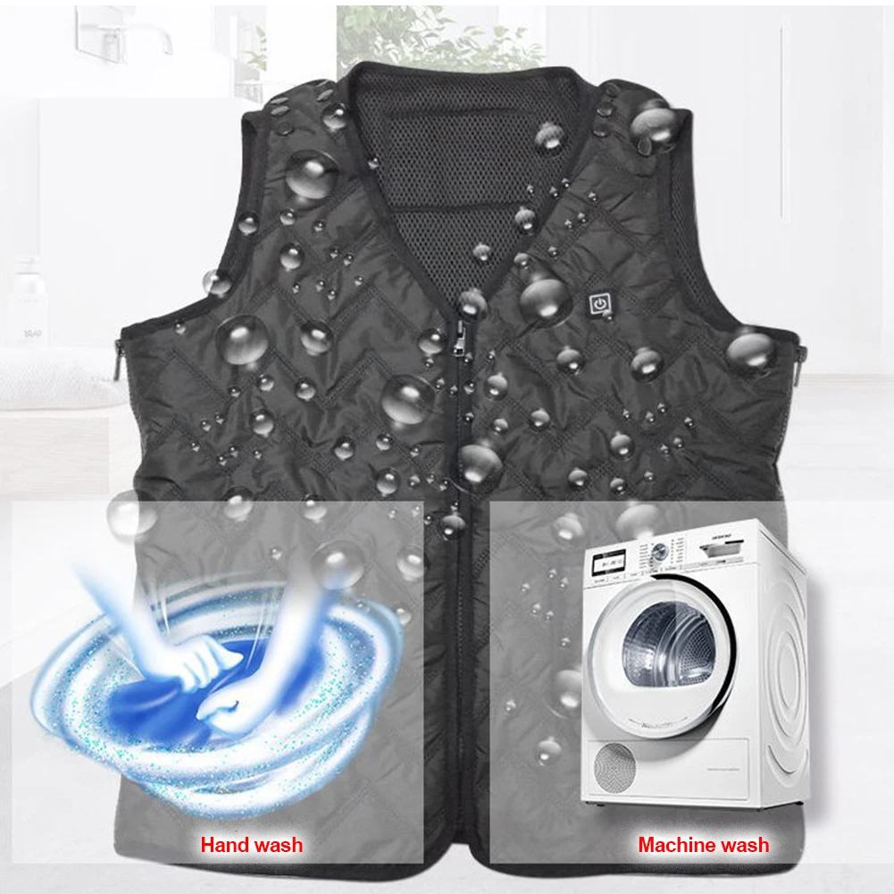 Мужская и женская уличная USB Инфракрасная нагревательная жилетка зимняя гибкая