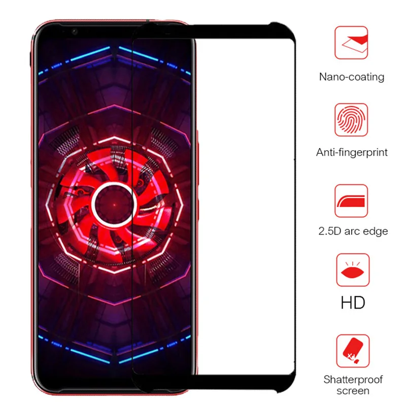 Защитное стекло для ZTE Nubia Red Magic 3 экрана закаленное Magic3 6 65 дюйма полноразмерная