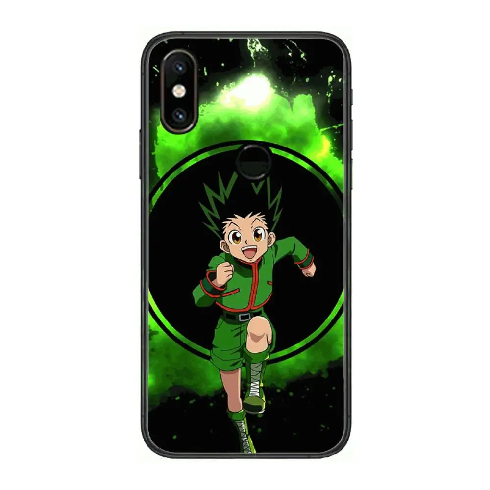 

Anime Hunter x Hunters Phone Case For xiaomi M2 C3 X3 F2 Lite NFC 6 5 x Poco k30 Pro Anime Black Cover Silicone Back Pretty