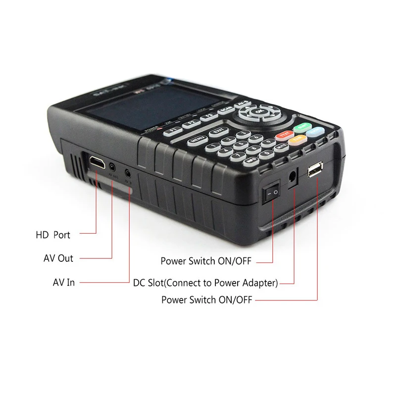 [Новинка 100%] оригинальный телефон с внешней строкой модель 6916 HD спутниковый