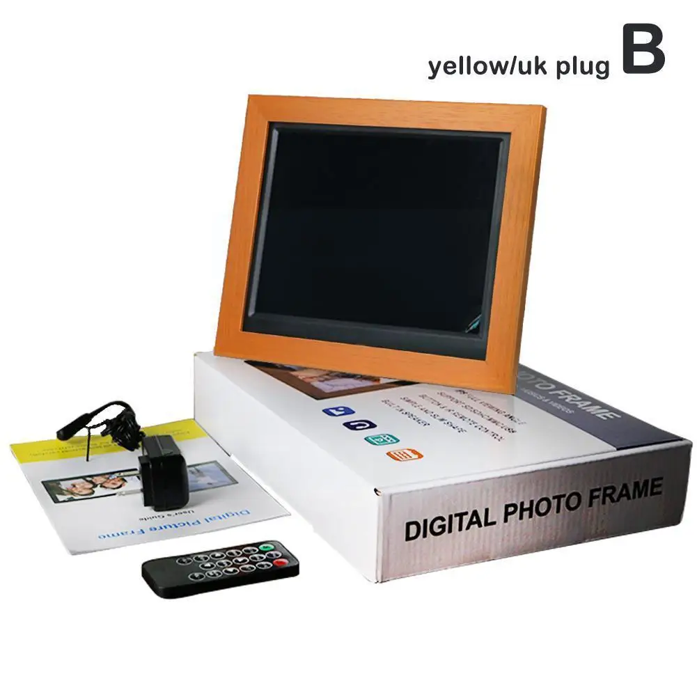 

8.7 Inches HD LED Digital Photo Frame Electronic Album MP3 Clock Languages Video Alarm Smart Frame Setting Calendar Timing M5K7