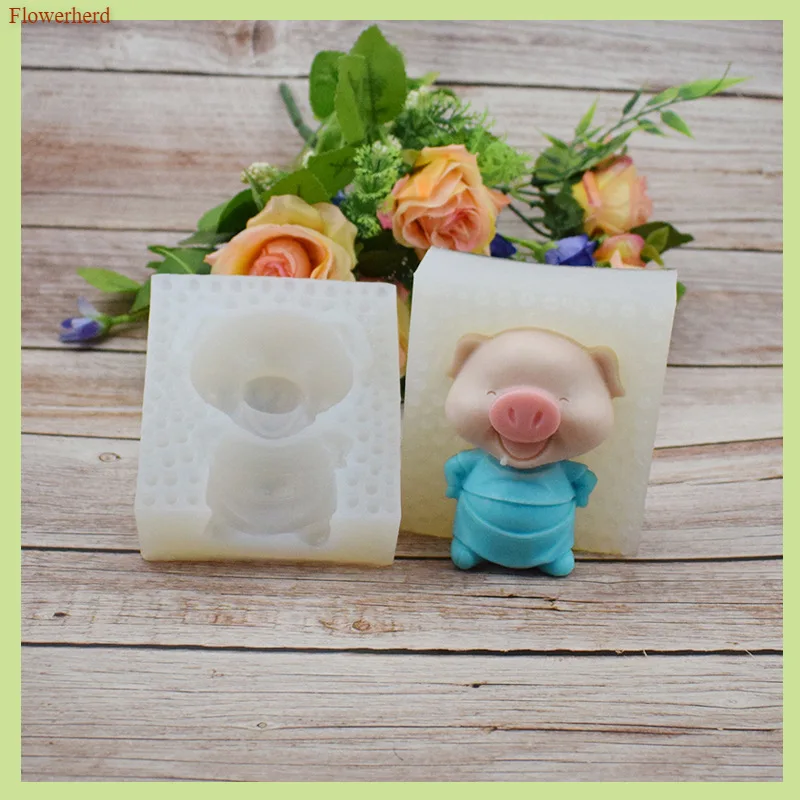 Новые инструменты для выпечки тортов животные 3D стерео слюна свинка жидкая