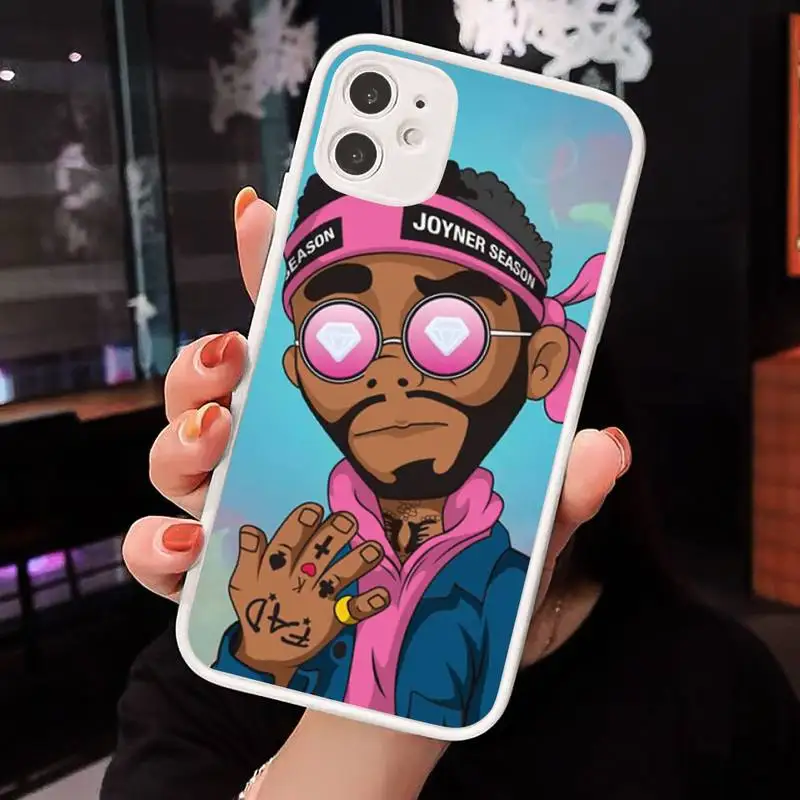 

American rapper Joyner Lucas Phone Case Matte Transparent for iPhone 7 8 11 12 s mini pro X XS XR MAX Plus cover funda