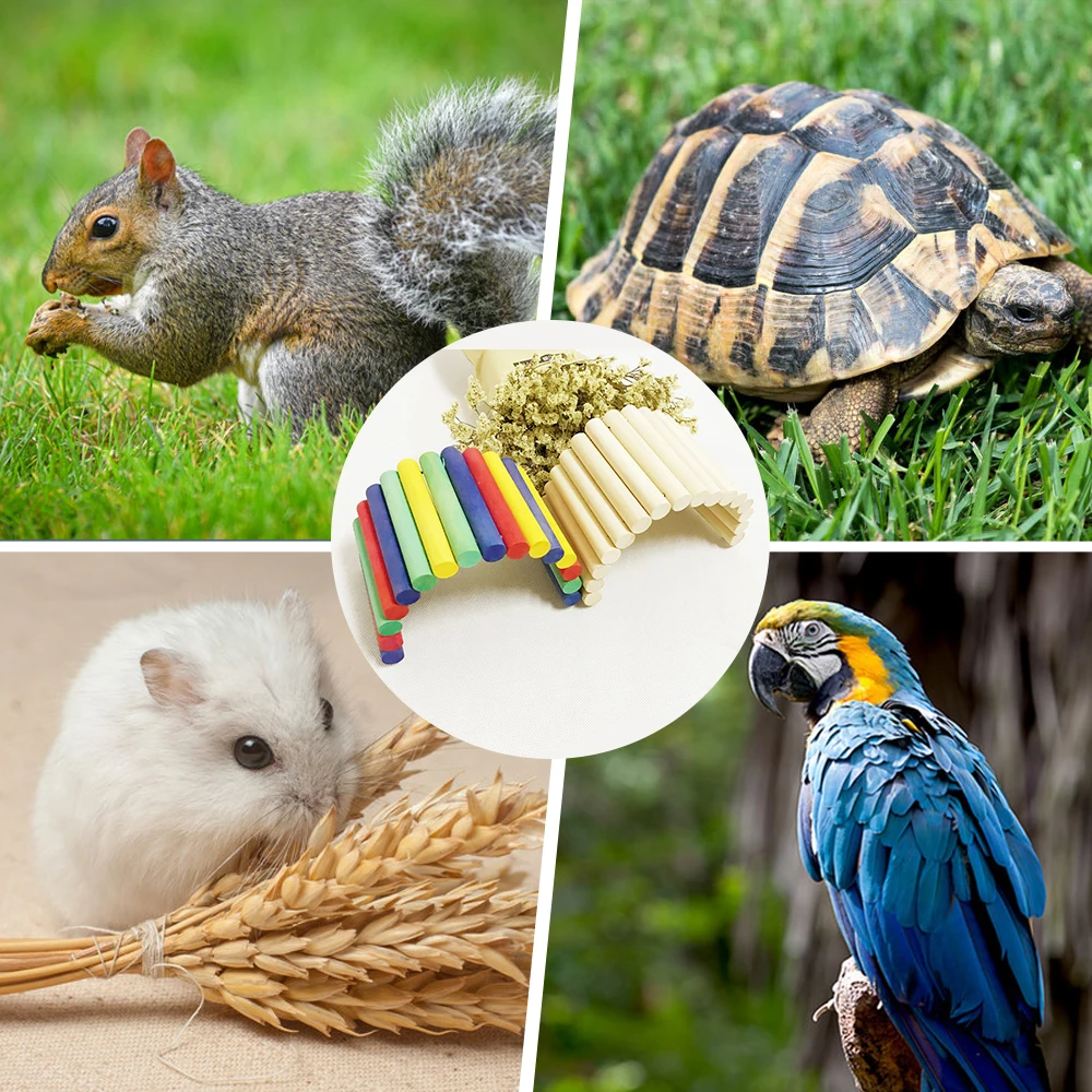 Игрушка для домашних животных мышь хомяк маленькое животное деревянный арочный