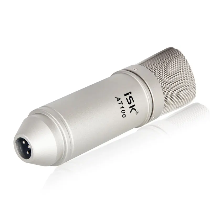 Профессиональный конденсаторный запись ISK AT100 кардиоидный микрофон для