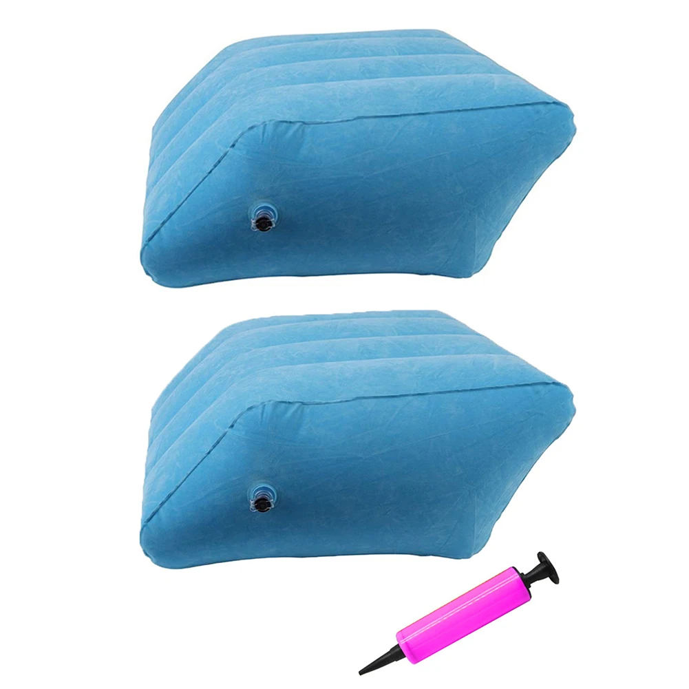 Надувная подушка для нога удобная переносная подушки отдыха ног дома и офиса |
