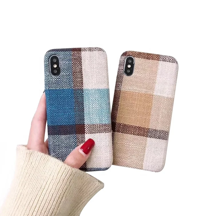 Ультратонкий Мягкий силиконовый чехол из ТПУ с тканевой текстурой для iPhone XS Max |