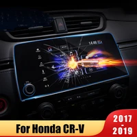 for honda cr v crv 5th 2017 2018 2019 tempered glass car navigation screen protector lcd touch display film protective sticker