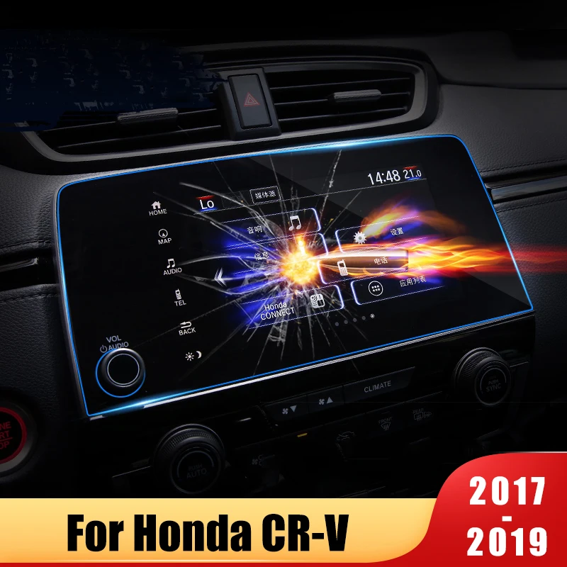 Для Honda CR V CRV 5th 2017 2018 2019 закаленное стекло автомобильная навигация защита экрана