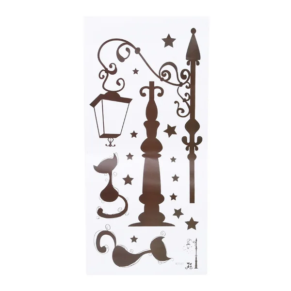 Креативная популярная Античная лампа сделай сам настенная наклейка с