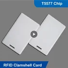 EM4305 T5577 чиповые RFID-карты 125 кГц копия перезаписываемых дубликатов 125 кГц RFID T5577 толстые записываемые