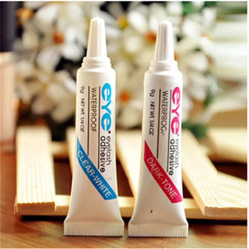

Eyelash Glue Clear-white/Dark-black Waterproof Eye Lash Glue False Eyelashes Makeup Adhesive Cosmetic Tools