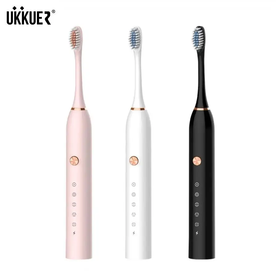 

Щетка Зубная электрическая звуковая с зарядкой от USB и мягкой щетиной