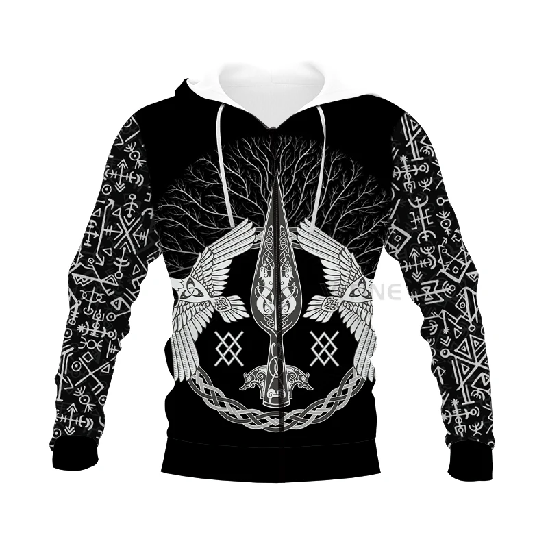 

Толстовка унисекс с 3D-принтом, на молнии, из полиэстера