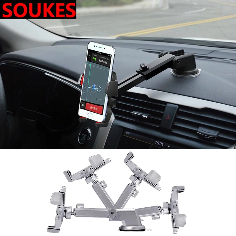 Rotation Sucker Car Mobile phone GPS navigation Holder For Chevrolet Cruze Aveo Opel Insignia Ssangyong kyron rexton Honda