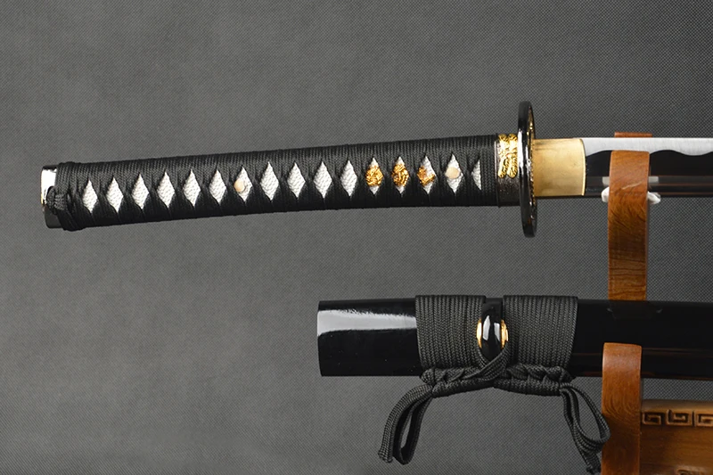 Bushido ручная работа катаны мечи катаны Самурайские японские мечи острая Катана металлические поделки Сплав tsuba синтетическая кожа
