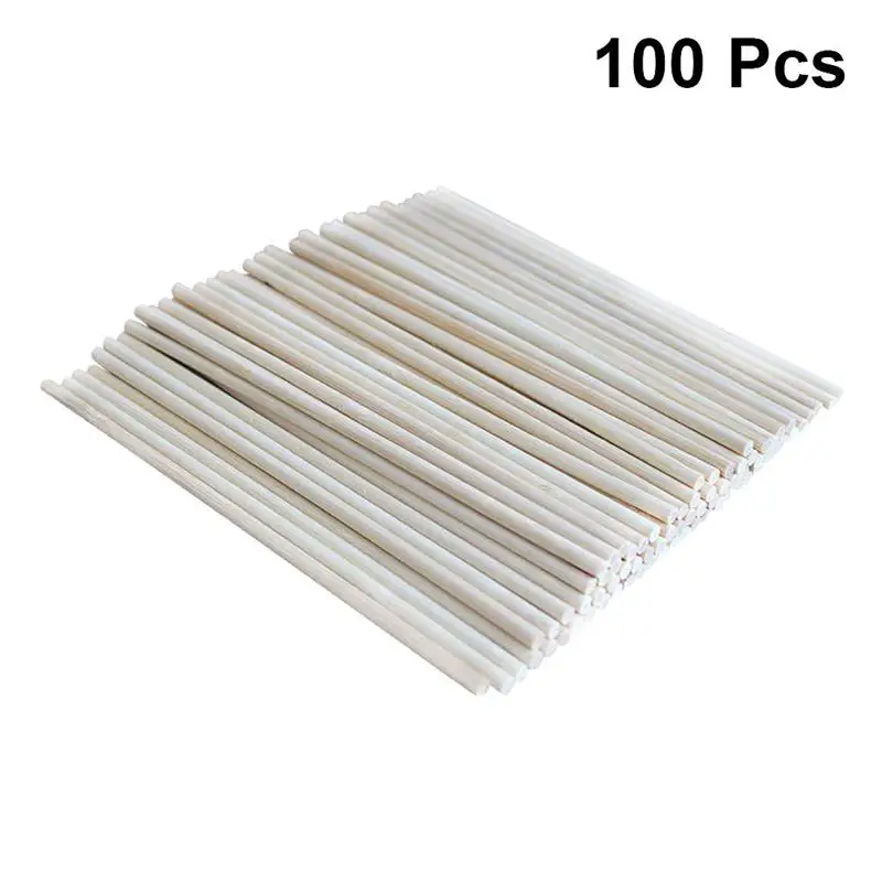 100 шт. необработанные стержни из натурального дерева для рукоделия Детские