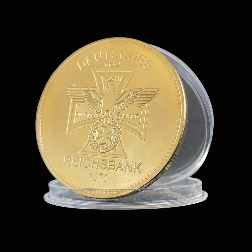 

1871 Reichsbank Deutsches Einigkeit Freiheit Gold Coin Collect