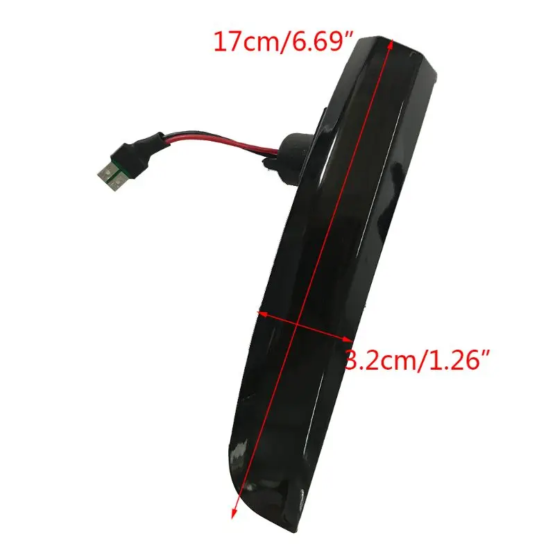 

1pair Dynamic Blinker Led Turn Signal Lights Smoked Flowing Rear View Mirror Lights Indicator For Ford Kuga Ecosport