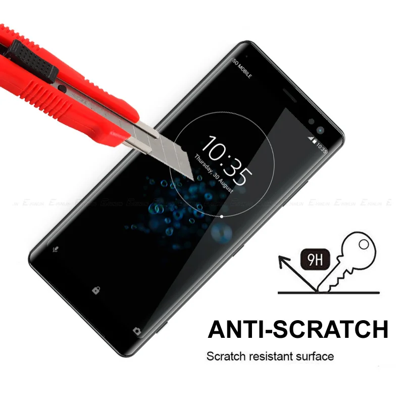 3D Curvy Full Edge Tempered Glass For Sony Xperia 8 5 10 Plus XZ4 XZ3 XA2 Ultra XZ1 Compact Screen Protector Protective Film | Мобильные