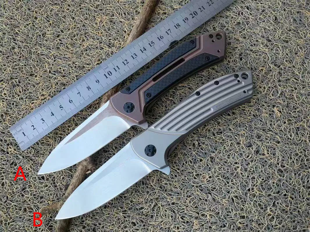 Складные ножи ZT0801 лезвие M390 сталь + ручка из титанового сплава tc4 наружные