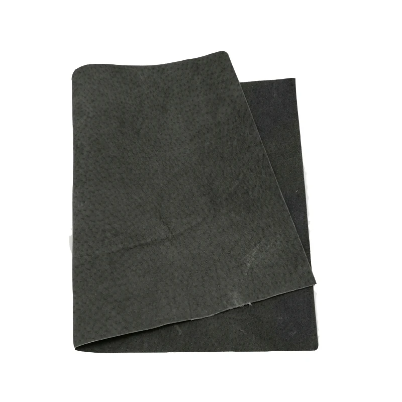 Deep Grey 300X200X0,5 мм разноцветная обувь с подкладкой из спилка из натуральной свиной кожи, замшевая обувь, кожаный материал для кожевенного ремесла, Швейные аксессуары - Цвет: Deep Grey