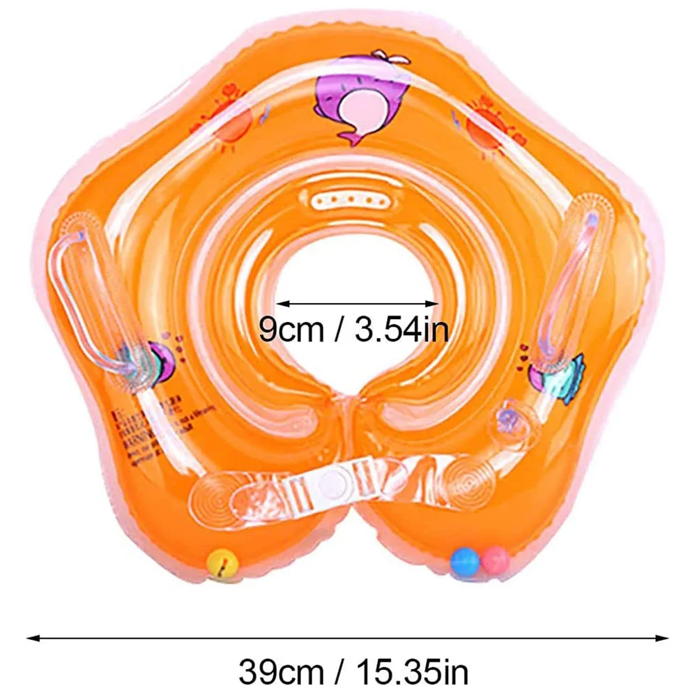 

Baby Swimming Rings Inflatable Baby Neck Ring Newborn Baby Summer Outdoor Pool Ring Double Airbag Thickened Swimming Ring Safe