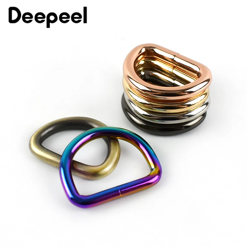 10 шт. Deepeel 25 мм металлические круглые кольца-пряжки тесьма застежка сделай сам для