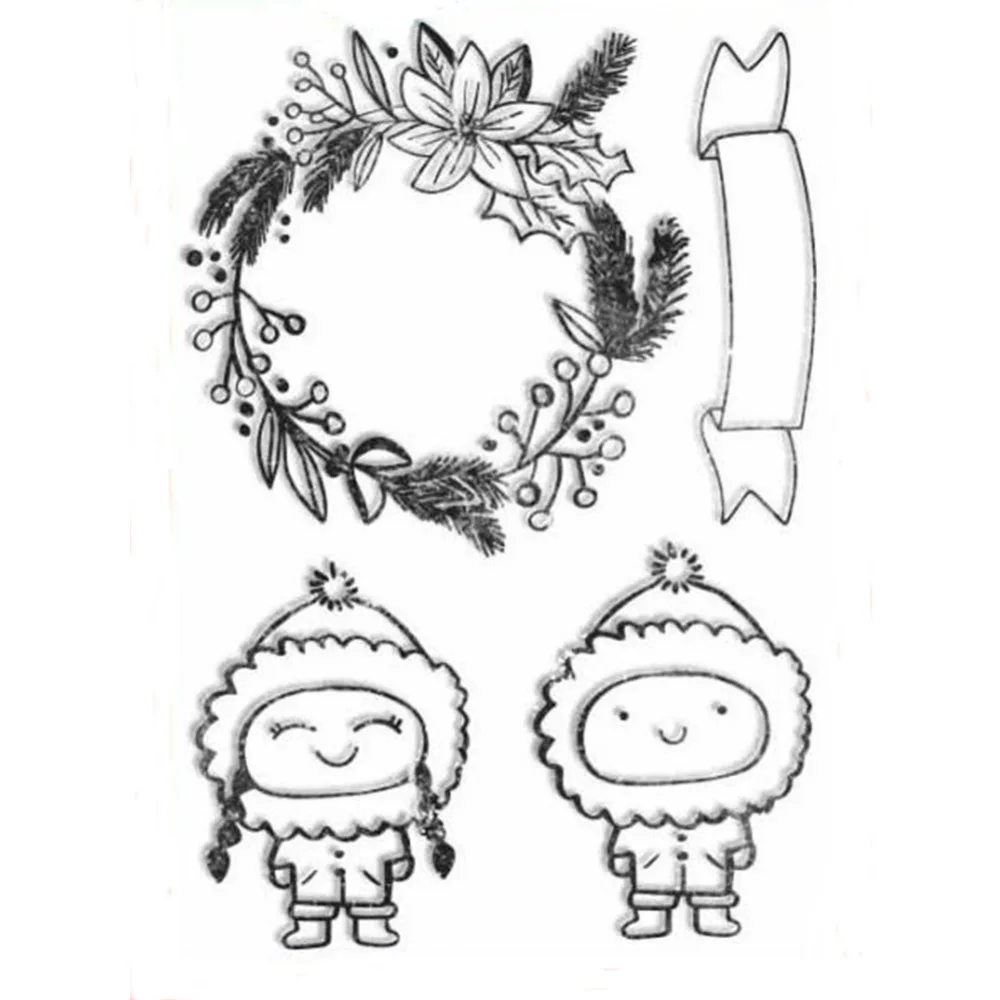 Испанские буквы прозрачный силиконовый штамп мультяшный сделай сам ручная