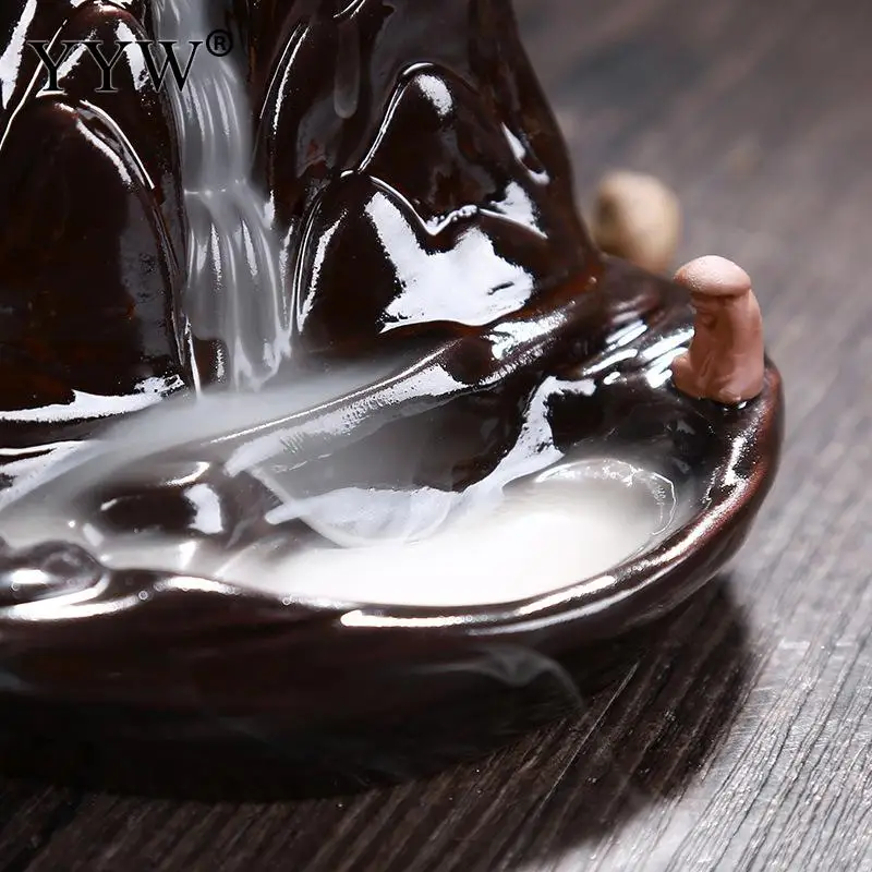 

Backflow Incense Burner Creative Decoration Personality Lucky Fortune Treasure Incense Burner Home Incense Stick Holder Decorate