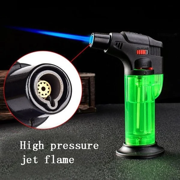 Windproof Turbo Lighter Butane Gas Lighters Refillable Cigarette Gas Cooker Torch Lighters Kitchen Tool
