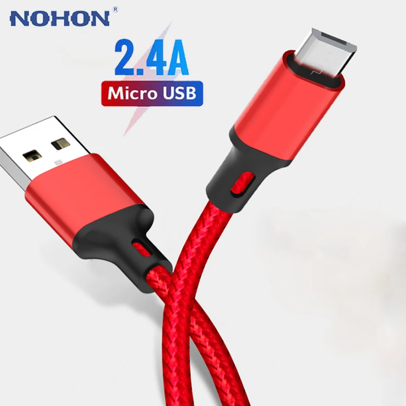 Кабель Micro USB 1 м 2 3 быстрое зарядное устройство для Samsung S7 S6 мобильный телефон