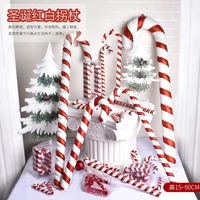 christmas decorations red and white canes store layout props dress up supplies gifts photo studio shooting scene pendant