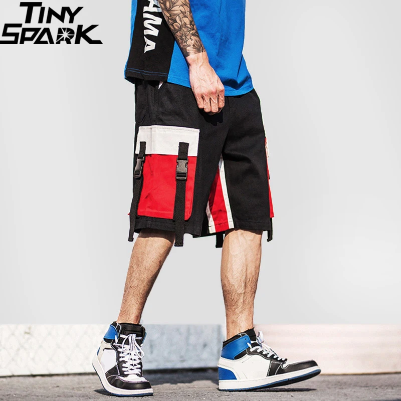 Летняя одежда в стиле хип хоп и перевозки грузов короткие уличная 2019 Харадзюку