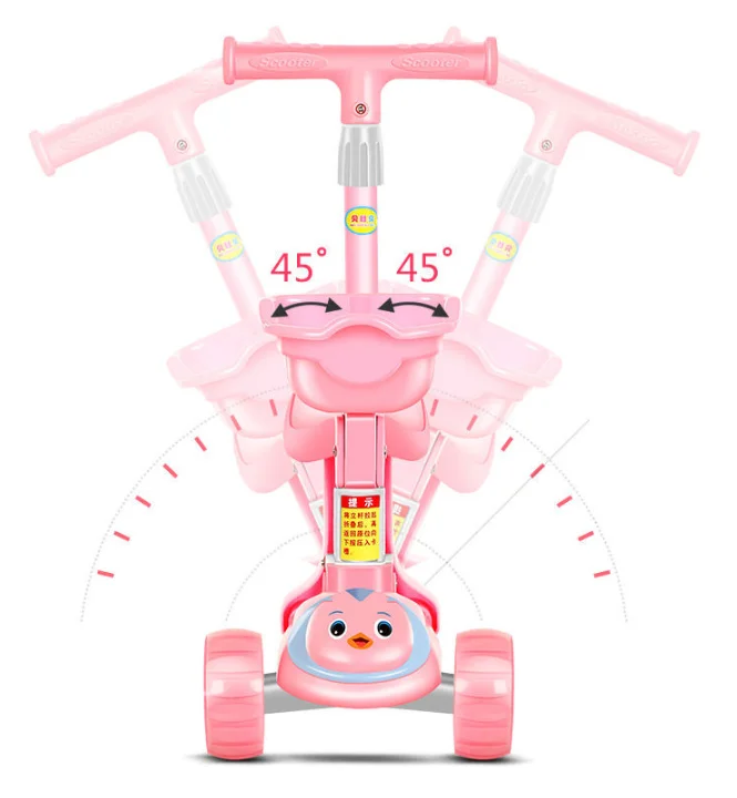 Детский вращающийся скутер с тремя колесами для мальчиков и девочек|Самокаты| |