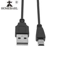 Кабель зарядный HOMEBARL Mini USB, 5 контактов, для синхронизации данных, для MP3, MP4, MP5 плееров, камер