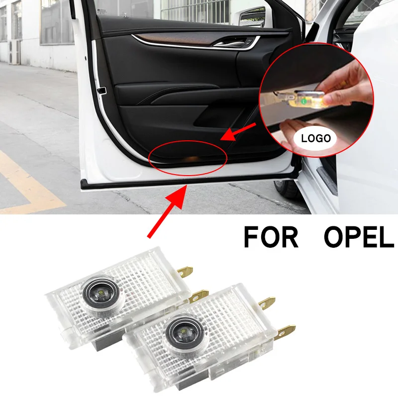 Светодиодная лампа призрак тень светодиодный проектор логотипа автомобиля