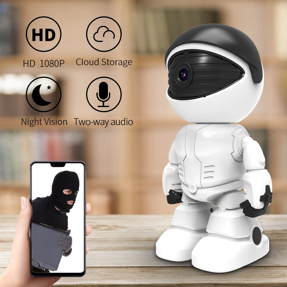 

HD 1080P PTZ Wifi IP Camera Indoor Videcam Surveillance Cameras With Wifi Smart Home AI Human Detect Wireless H.265 CCTV Camera