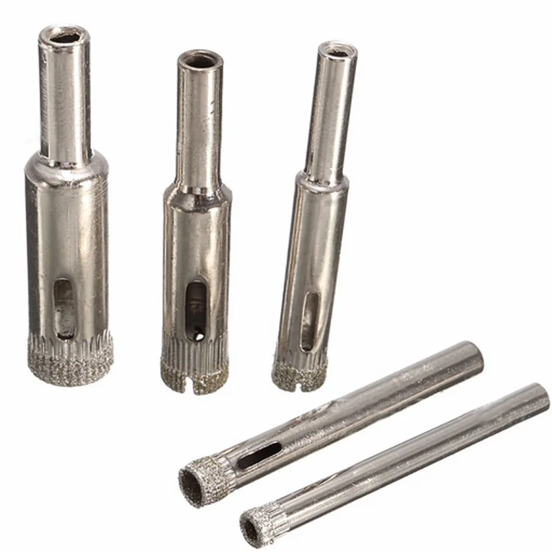 

New 5 Pcs 5-12mm Diamond Hole Saw Marble Drill Bit Tile Ceramic Glass Porcelain