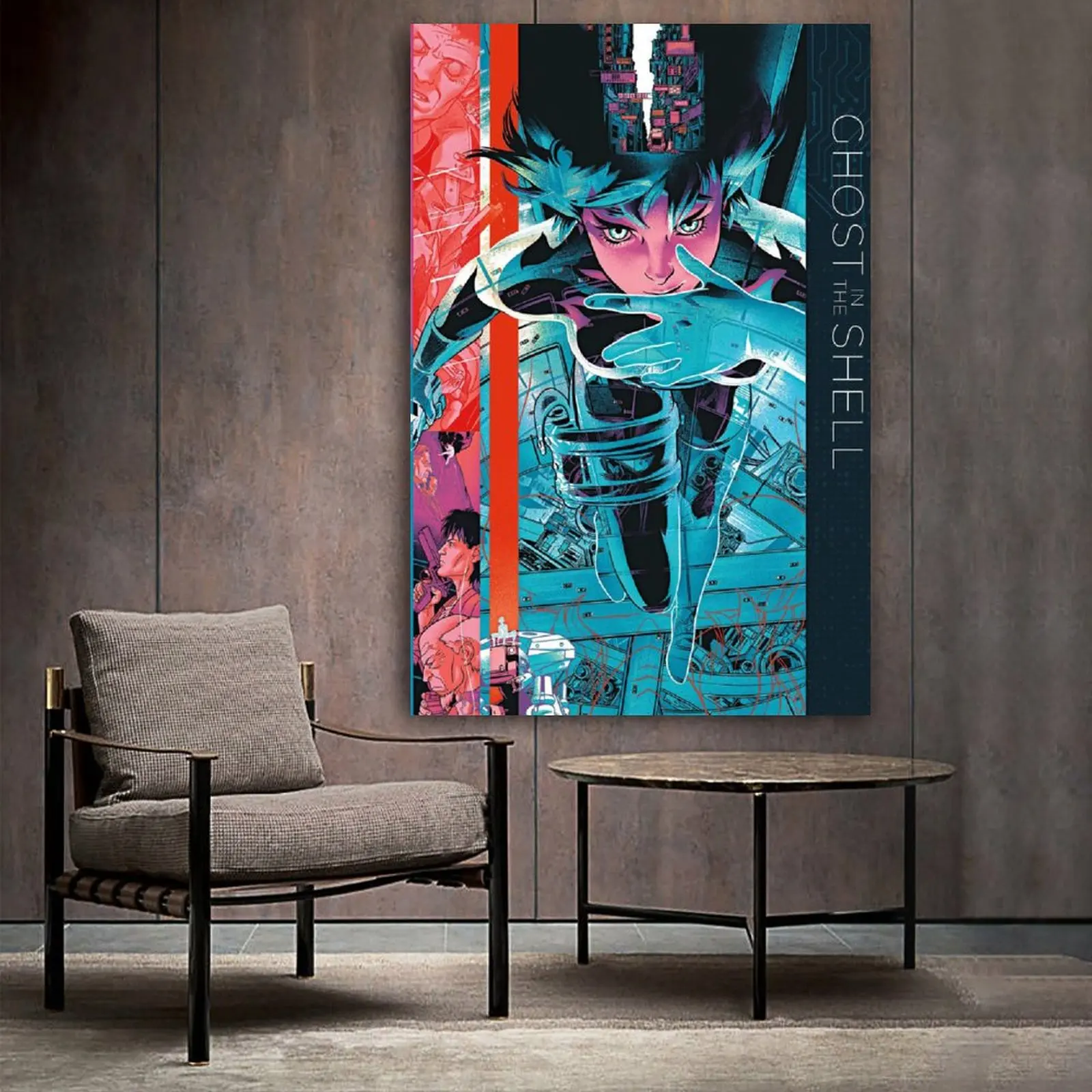 

Ghost in The Shell Canvas Art Poster and Wall Art Picture Print Modern Family bedroom Decor Posters