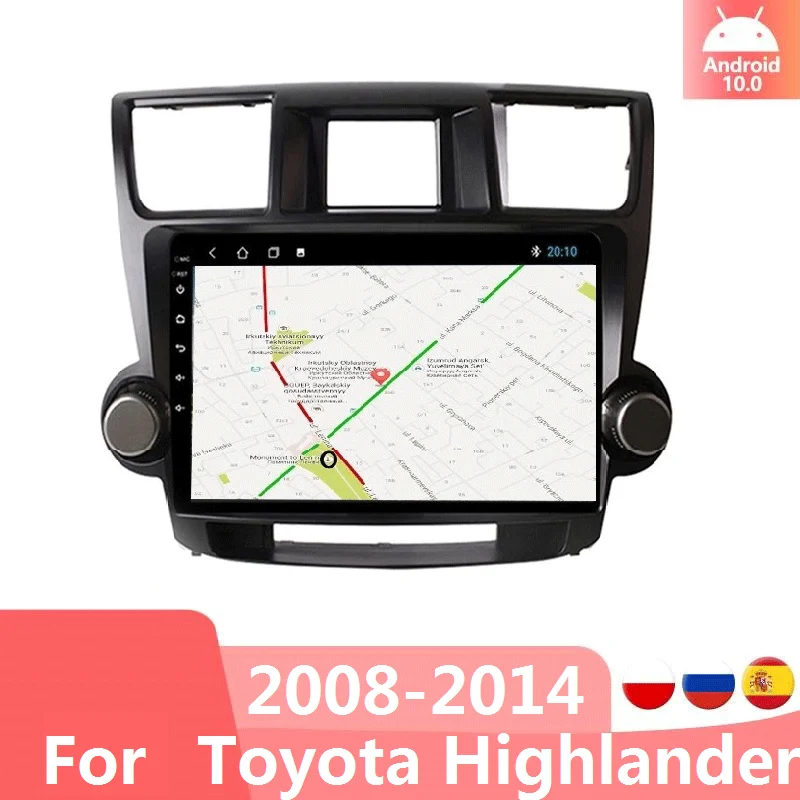 Автомагнитола 2DIN HD Android GPS Bluetooth 4 ГБ 64 FM мультимедийный видеоплеер Carplay