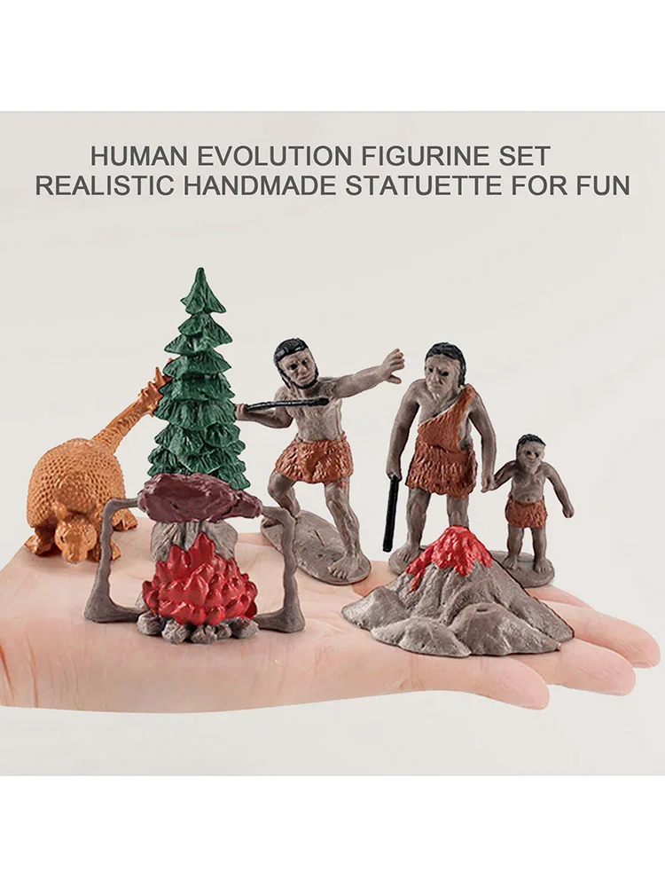 Имитация ледяного возраста примитивный лес охота доисторическая жизнь модель