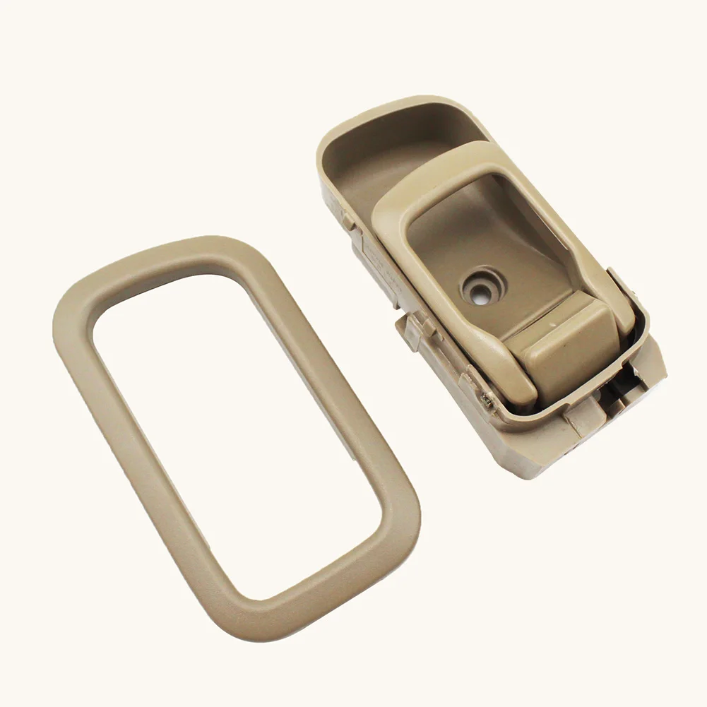 Автомобильный Стайлинг бежевый чехол внутренняя дверная ручка рамка для Nissan Navara