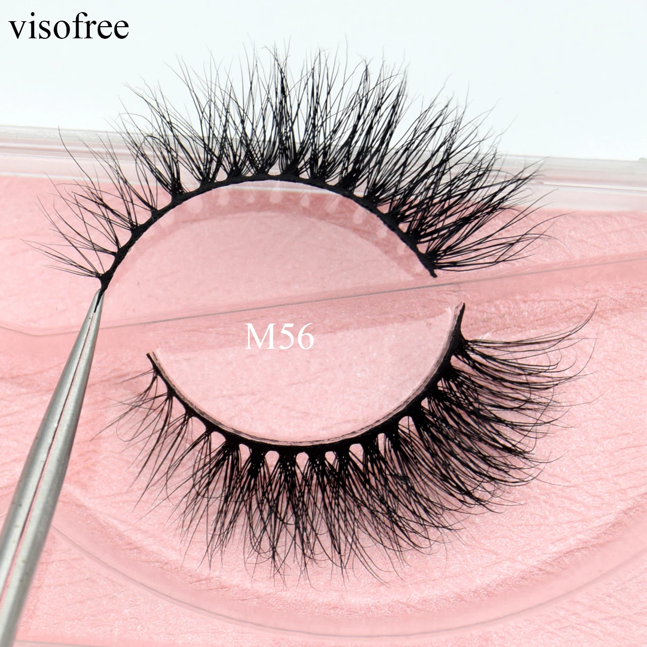 

Visofree Eyelashes Mink Eyelashes Hand Made False Eyelashes Cruelty Free Mink Lashes Eyelash Extension Makeup Faux Cils M56