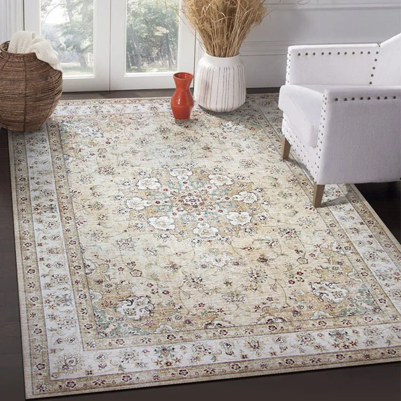 

Moroccan Carpet For Living Room Bedroom Retro American Area Rug Home Coffee Table Floor Mat Persian Vintage Carpets And Rugs