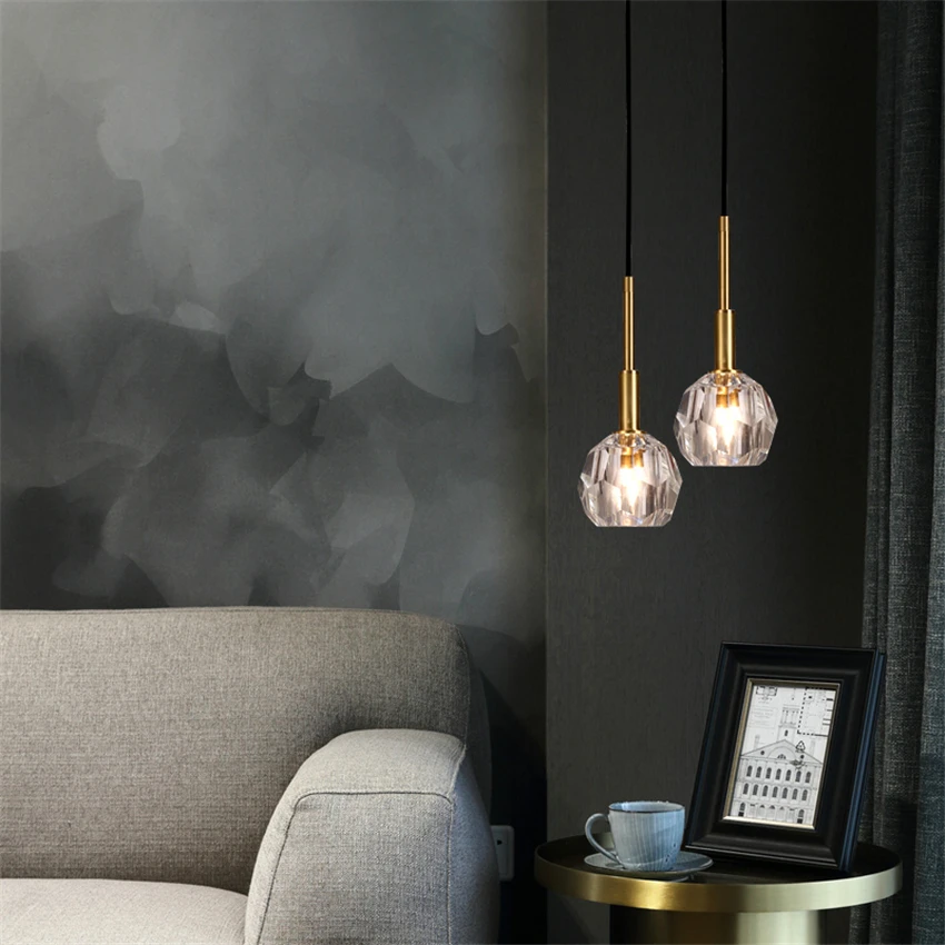 Роскошные подвесные светильники в стиле пост-модерн Хрустальный блеск полностью