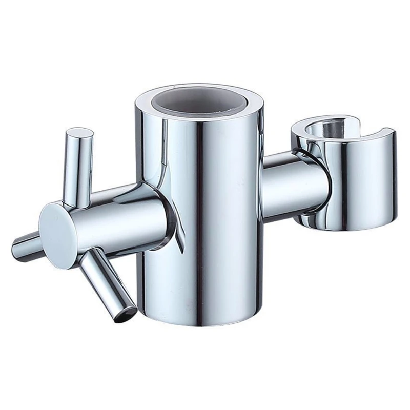 

Stainless Steel Shower Bracket Hand Hold Height & Angle Adjustable 0.7/0.9 inch High Toughness Sprayer Holder On Bar